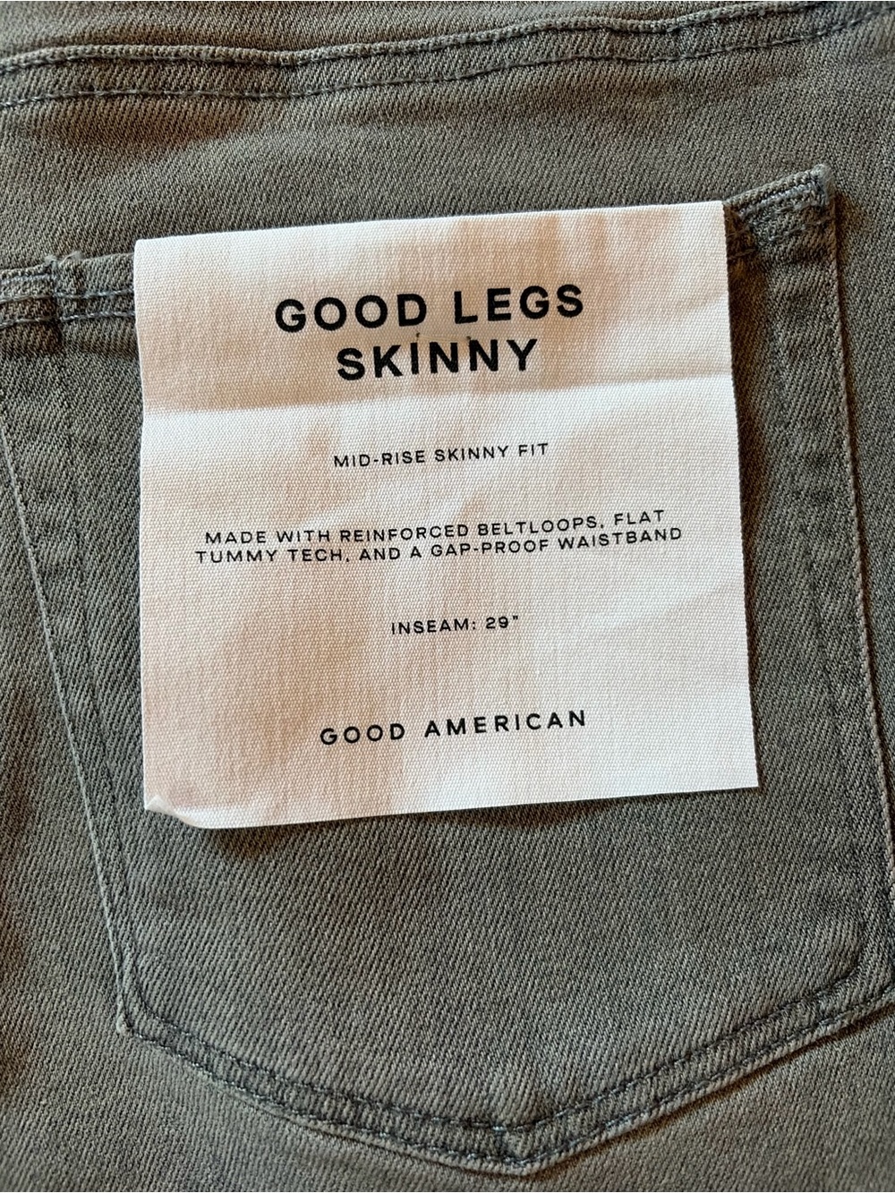 Good American Gray Skinny Jeans - Picture 3 of 3